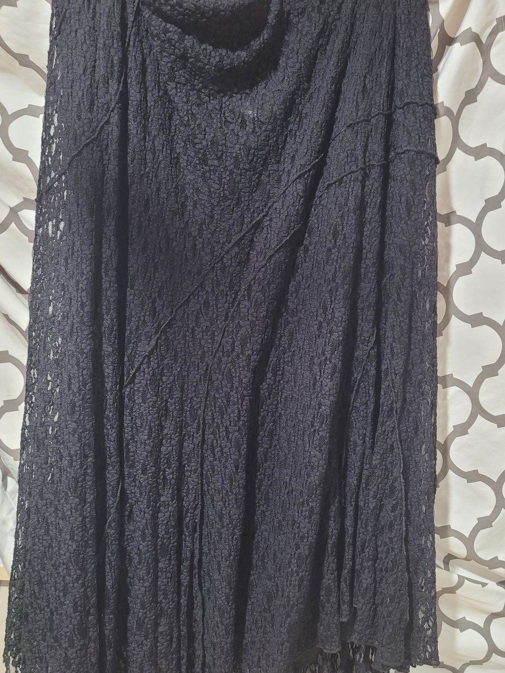 Fashion Bug Black Lace Maxi Skirt